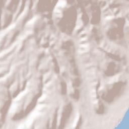 Muroran-shi Terrain Map