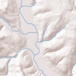 South Hornell New York Terrain Map