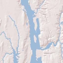 Stockport New York Terrain Map