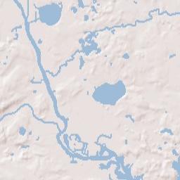 Island Lake Terrain Map