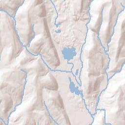 North Spencer New York Terrain Map