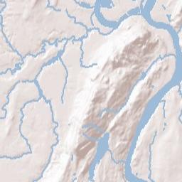 Easthampton Terrain Map