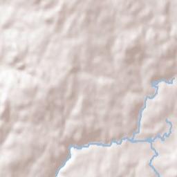 Baños de Molgas Terrain Map