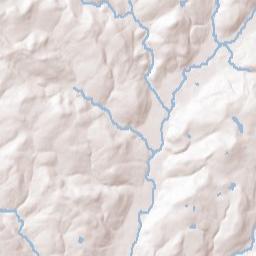 Maine New York Terrain Map