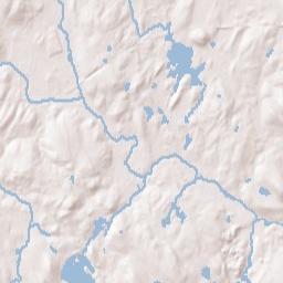 Millbury Terrain Map