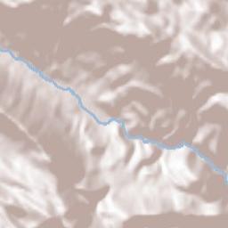 Tione degli Abruzzi Terrain Map