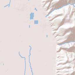 Klamath Falls-Lakeview Highway, Lakeview Terrain Map