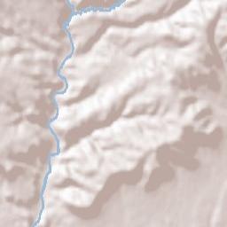 Salas Altas Terrain Map