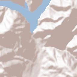 Zhinvali Terrain Map