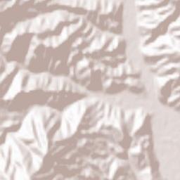 Puryŏng Terrain Map