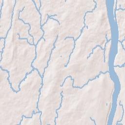 Thompsonville Connecticut Terrain Map
