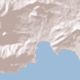 Ajaccio Terrain Map