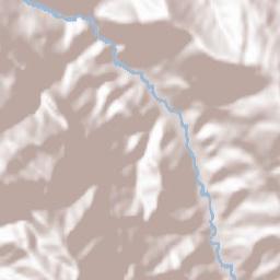 Canistro Inferiore Terrain Map