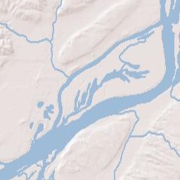 Camanche Terrain Map