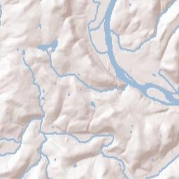 Bradford County Terrain Map