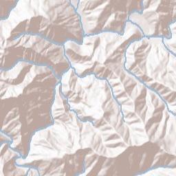 Horse Creek California Terrain Map