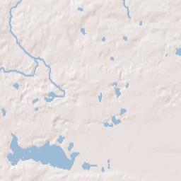 Hudson Lake Terrain Map