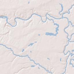 Mechanicsville Ohio Terrain Map