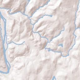 Lower Beechwood New York Terrain Map