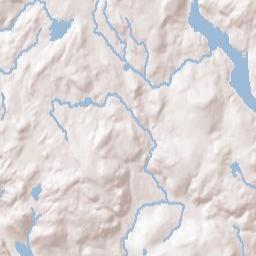 Warren Connecticut Terrain Map