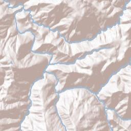 Del Norte County Terrain Map
