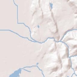Davis Creek California Terrain Map