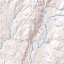 North Clove New York Terrain Map