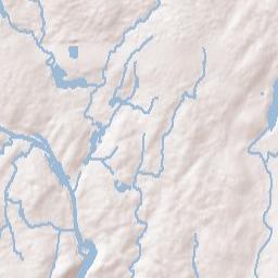 Versailles Connecticut Terrain Map