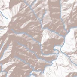 Cottage Grove California Terrain Map
