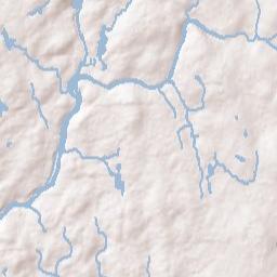Taftville Connecticut Terrain Map