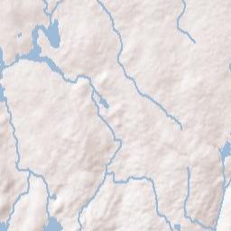 Voluntown Connecticut Terrain Map