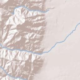 Cedarville California Terrain Map