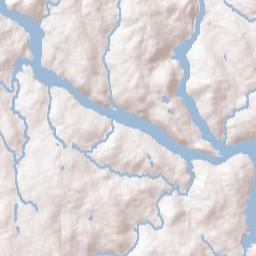 Roxbury Falls Connecticut Terrain Map