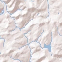 Harveys Lake Terrain Map