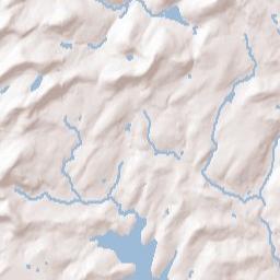 Shavertown Terrain Map