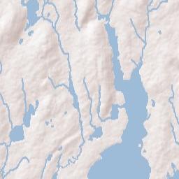 Saunders Point Connecticut Terrain Map