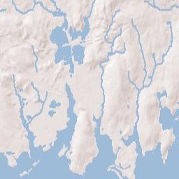 West Mystic Connecticut Terrain Map