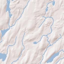 Conashaugh Lakes Terrain Map