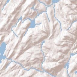 Baileytown New York Terrain Map