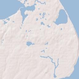 Nantucket County Terrain Map
