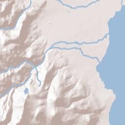 Menlo Baths California Terrain Map