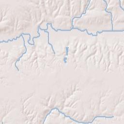 Mercer County Terrain Map