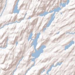 Southfields New York Terrain Map