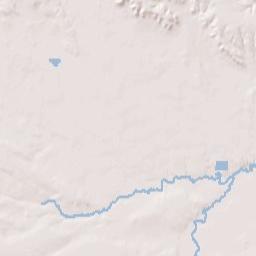 Pine Bluffs Terrain Map