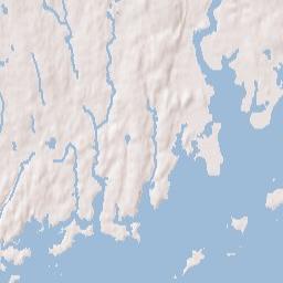 Rowayton Connecticut Terrain Map