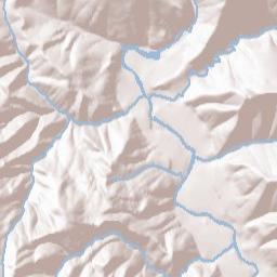 Hoopa California Terrain Map