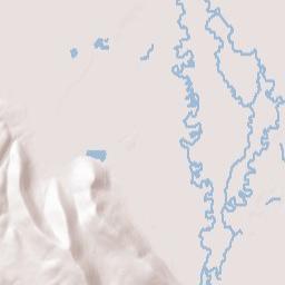 Nubieber California Terrain Map