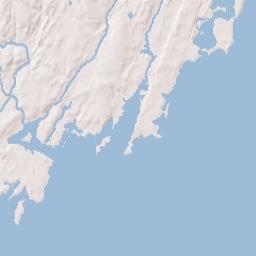 Sunset Ridge New York Terrain Map