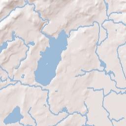 Mountain Lakes Terrain Map
