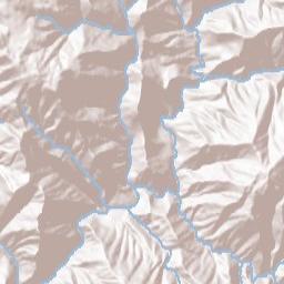 Hoboken California Terrain Map